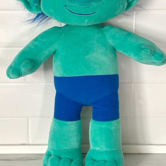 Dreamworks TROLLS Build A Bear BAB 23" BRANCH Blue Happy Smiling PLUSH 2016 - Picture 13 of 14